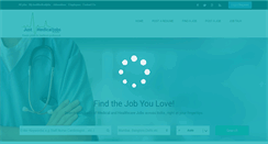 Desktop Screenshot of justmedicaljobs.com